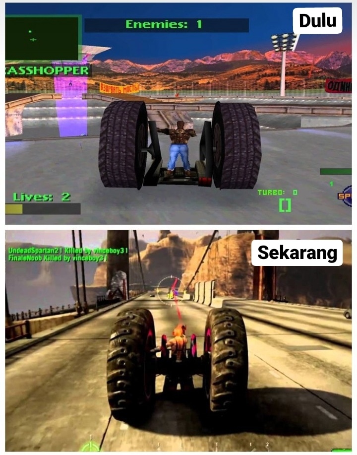 Beda grafis 8 game saat pertama keluar vs sekarang, beda banget