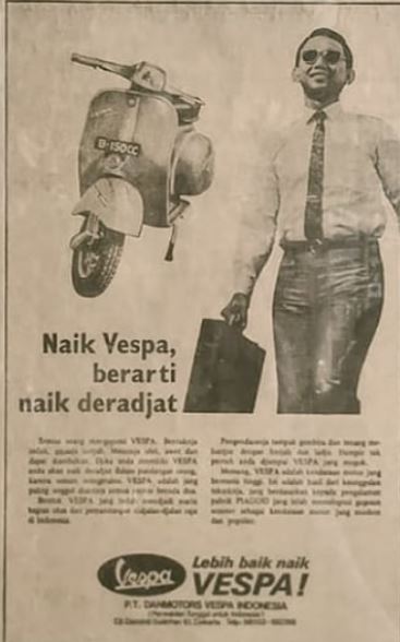10 Penampakan lawas iklan Vespa, bikin nostalgia masa lalu