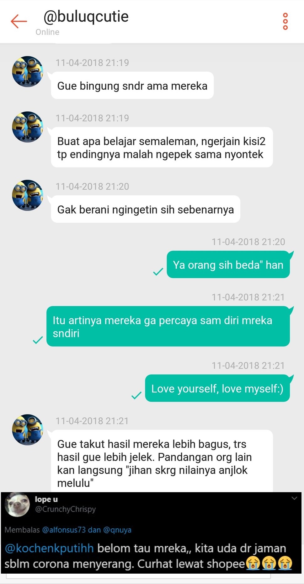 10 Chat lucu pacaran di e-commerce ini bikin tepuk jidat