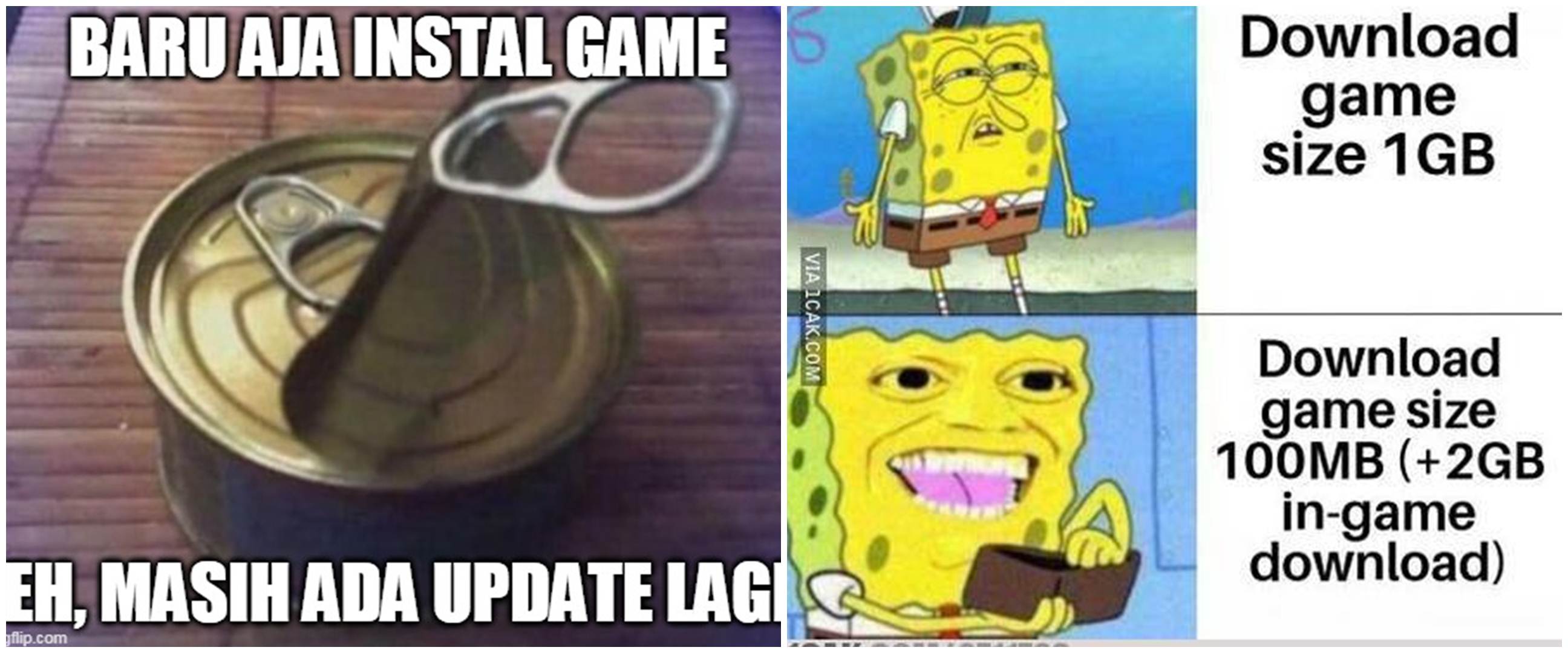 10 Meme lucu mau main game tapi lama download ini bikin geleng kepala