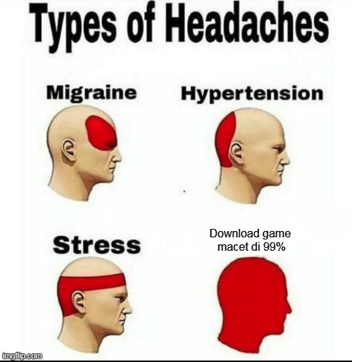 10 Meme lucu mau main game tapi lama download ini bikin geleng kepala