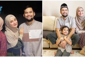 8 Momen Lebaran keluarga Zaskia dan Shireen Sungkar di rumah aja