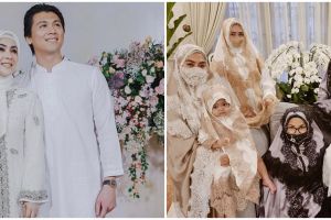 7 Potret gaya keluarga Syahrini rayakan Lebaran, kompak pakai masker