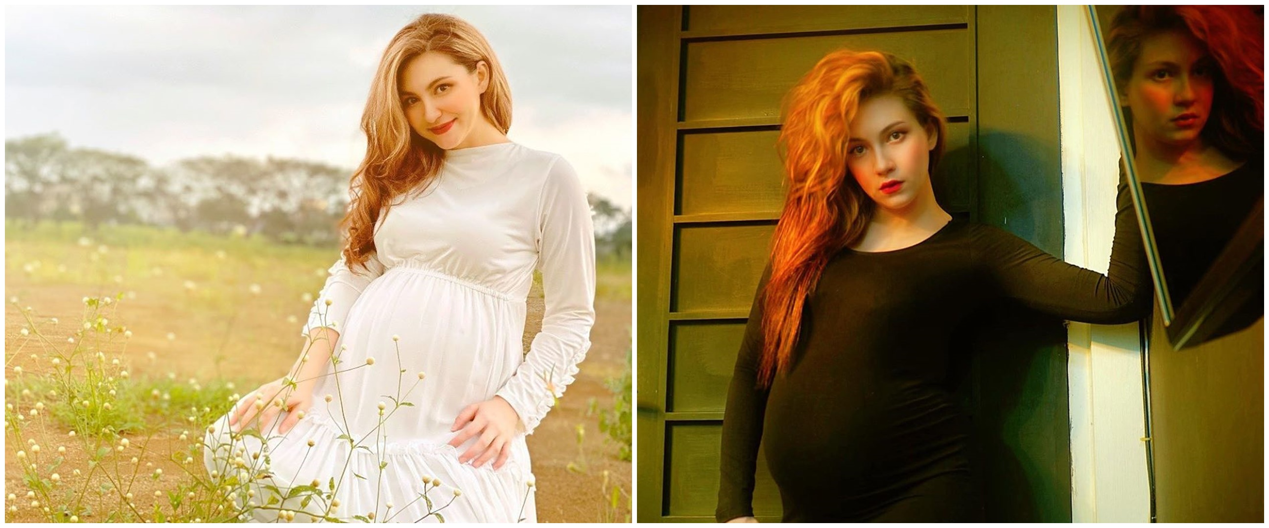 9 Potret maternity Alessia Cestaro, konsepnya simpel dan elegan