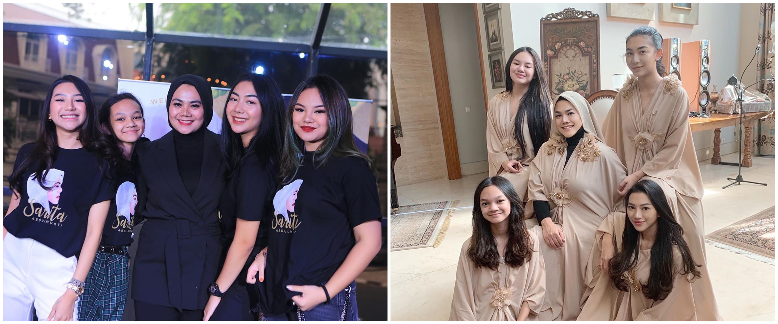 8 Potret Sarita Abdul Mukti bareng keempat putrinya, kompak abis