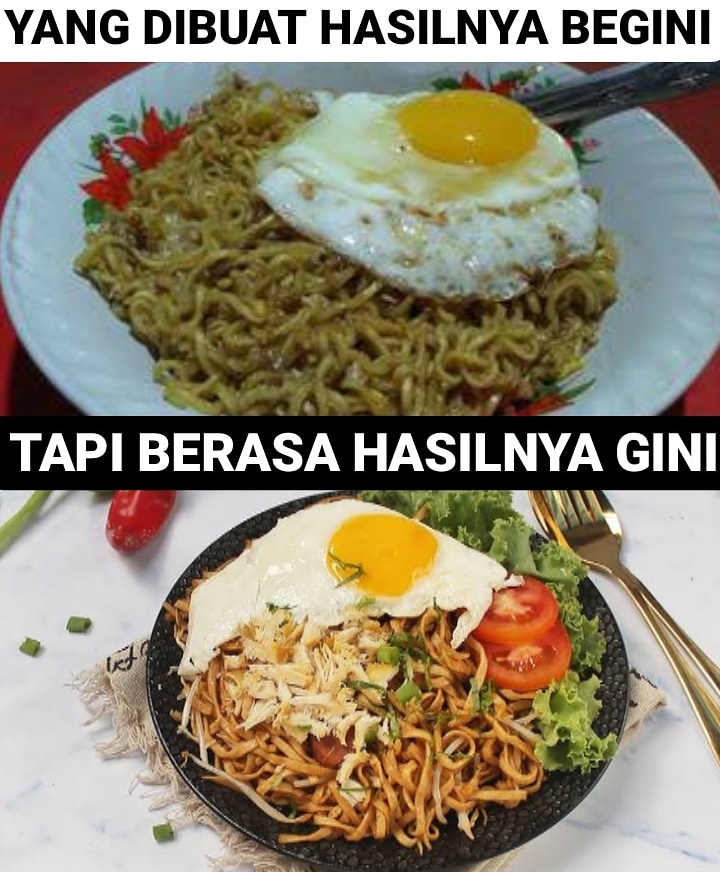 10 Meme berhasil masak, berasa koki andal