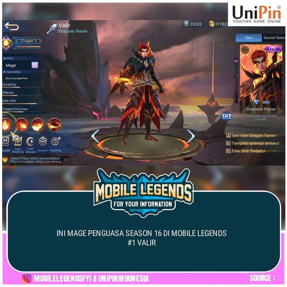 5 Hero Mage Mobile Legends Terkuat