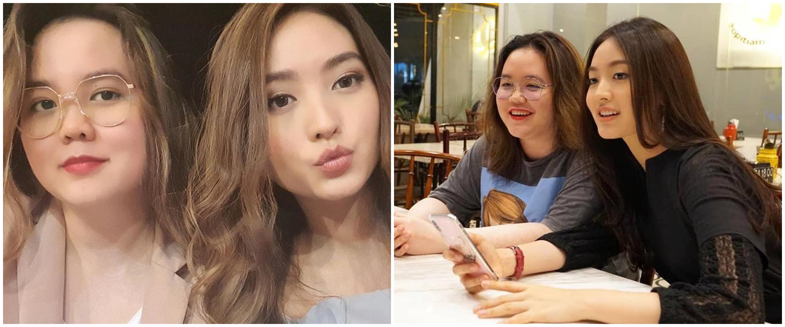 10 Potret kompak Natasha Wilona dan kakak, bak saudara kembar