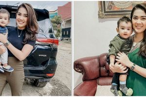 Jadi single parent, ini 10 potret Raya Kitty momong anak