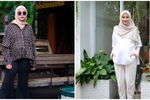 10 Inspirasi outfit bumil ala Zaskia Adya Mecca, simpel & elegan