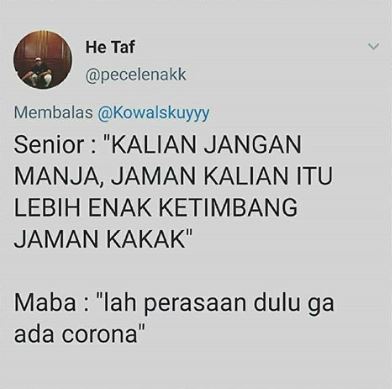 9 Cuitan lucu ospek online mahasiswa baru ini bikin ketawa