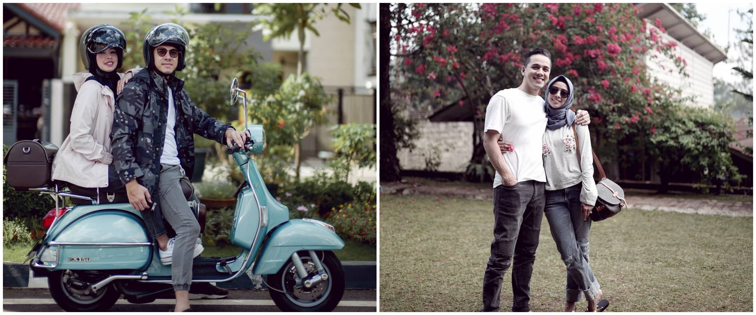 10 Potret romantis Rionaldo Stokhorst dan istri, mesra abis