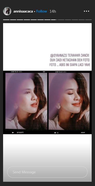 5 Pemotretan virtual Syahnaz Sadiqah, penampilannya curi perhatian