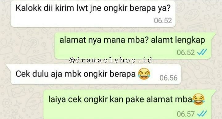 10 Chat lucu pembeli online shop tanya ongkir ini bikin emosi