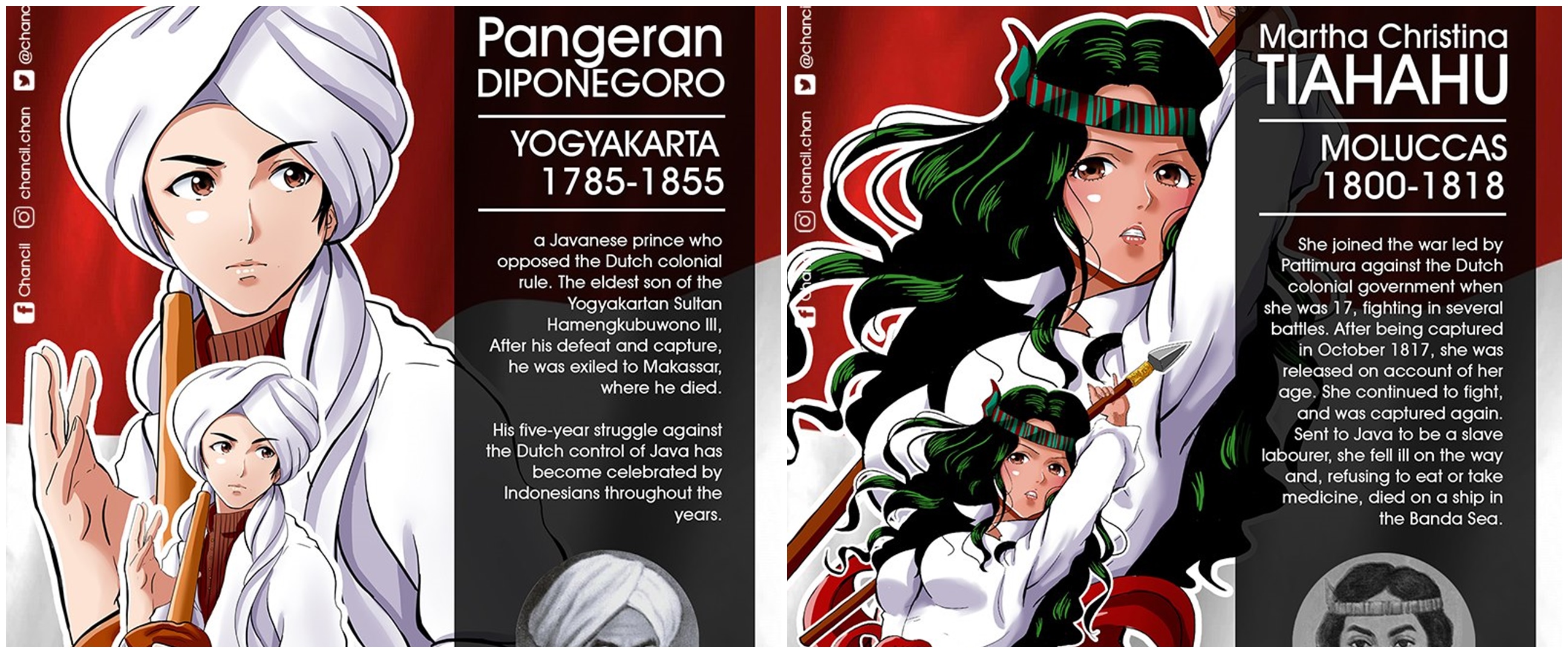 10 Ilustrasi anime pahlawan Indonesia, tak kalah keren dari superhero