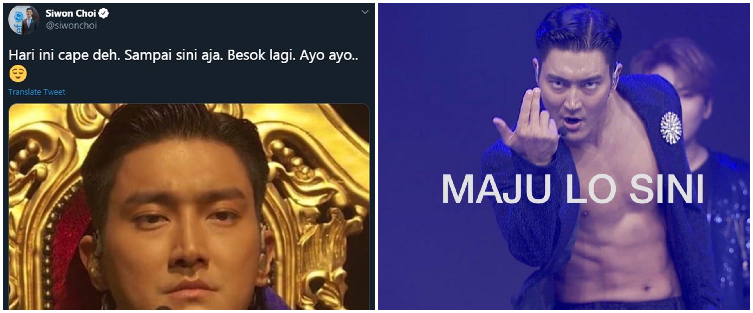 10 Cuitan lucu Siwon pakai bahasa Indonesia, bikin heboh