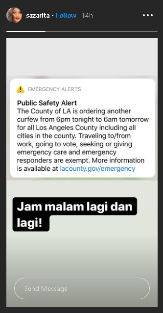Tinggal di Los Angeles, Sarah Azhari ungkap kondisi demo George Floyd