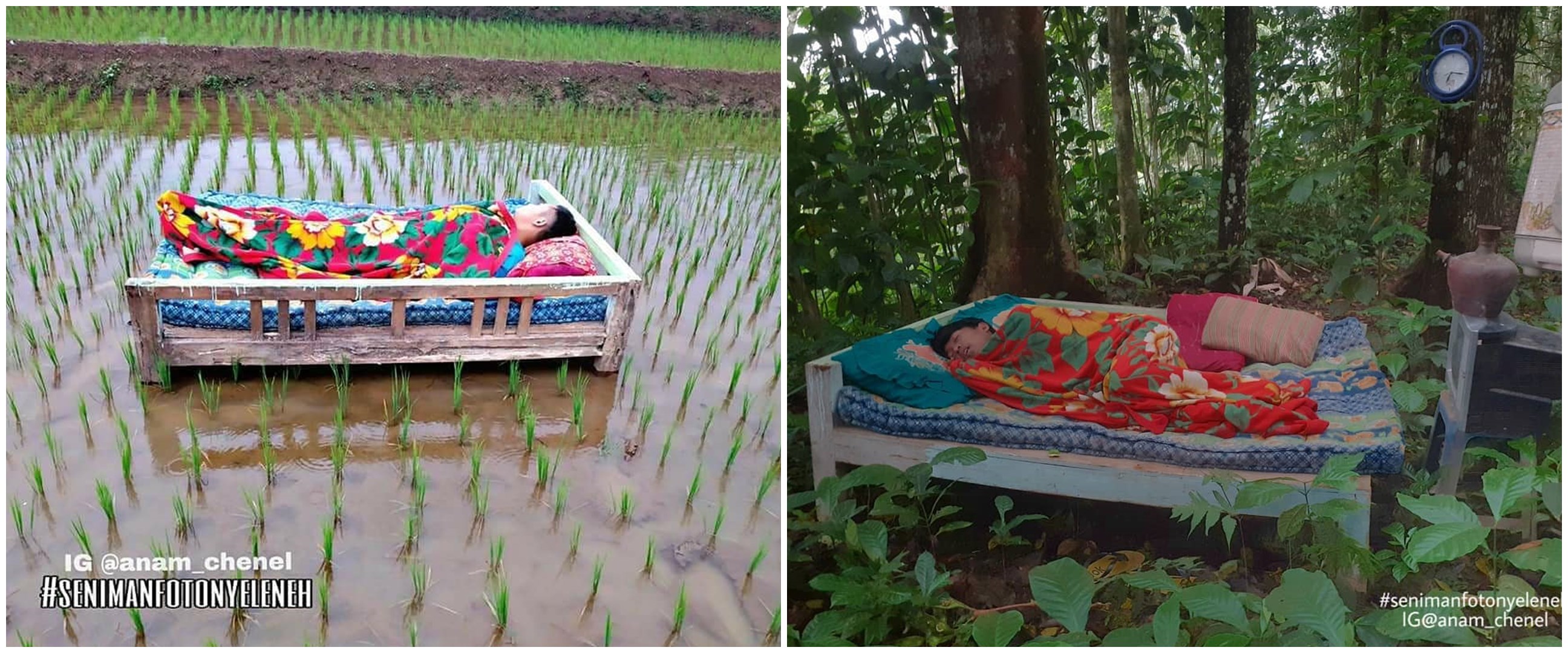 8 Aksi nyeleneh tidur di tempat nggak biasa ini bikin tepuk jidat