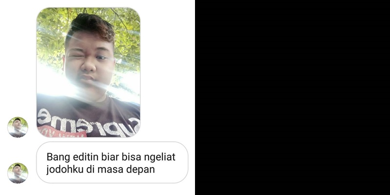 Potret 10 'korban' minta edit foto dapat jodoh, hasilnya kocak