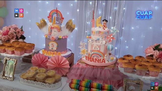 10 Potret dekorasi imut pesta ulang tahun Thalia & Thania Putri Onsu