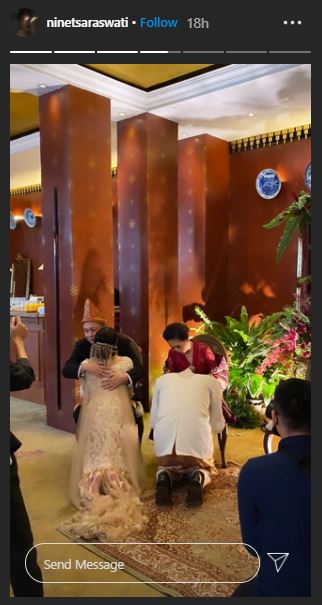 10 Momen pernikahan Niken Anjani & Adimaz Motik, digelar tertutup