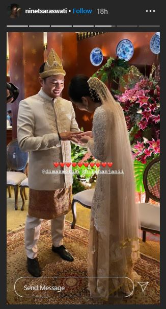 10 Momen pernikahan Niken Anjani & Adimaz Motik, digelar tertutup