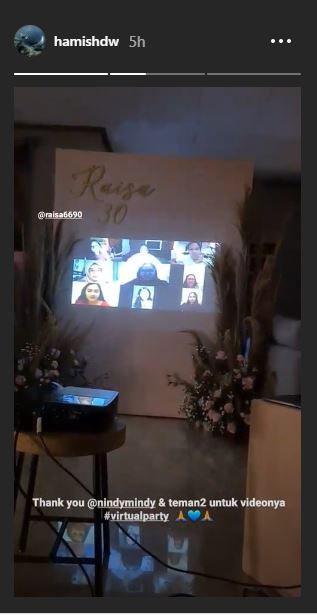 7 Momen kejutan ultah Raisa dari Hamish Daud, romantis banget