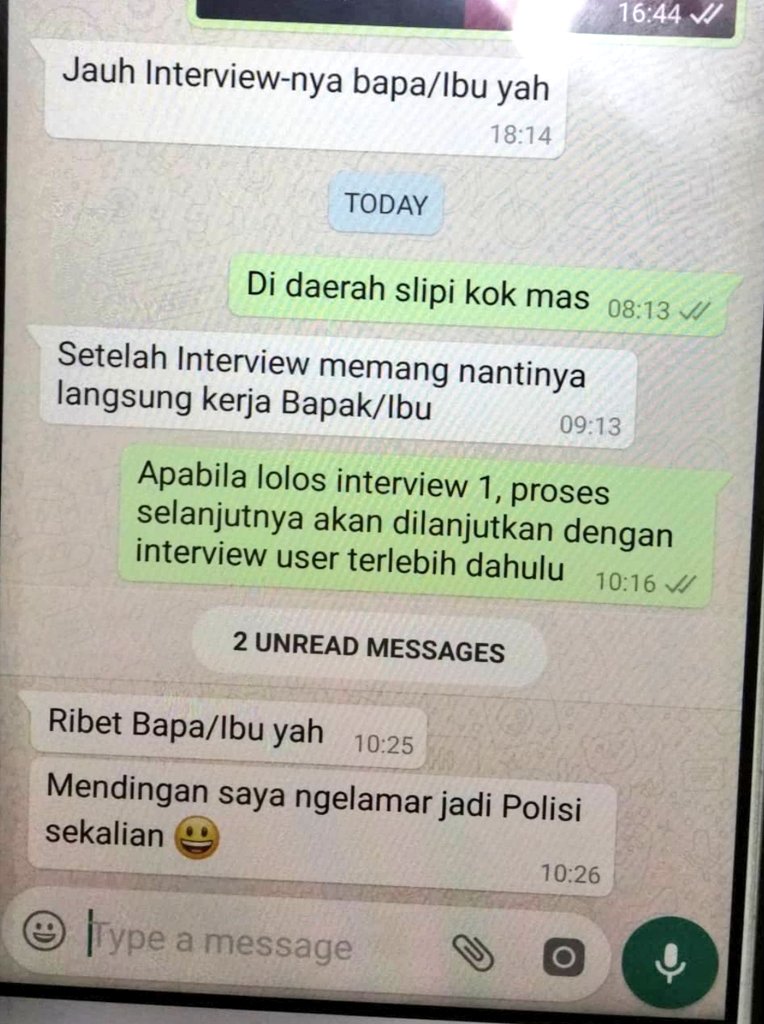 pencari kerja twitter