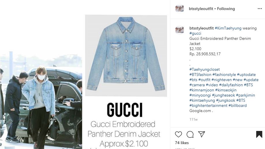 10 Koleksi jaket V BTS, ada yang harganya capai Rp 100 juta