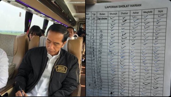 10 Ekspektasi lucu tulisan Jokowi di kertas ala warganet ini kocak