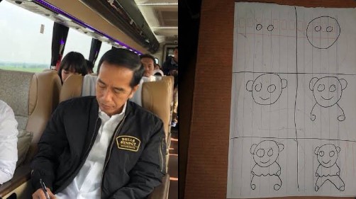 10 Ekspektasi lucu tulisan Jokowi di kertas ala warganet ini kocak