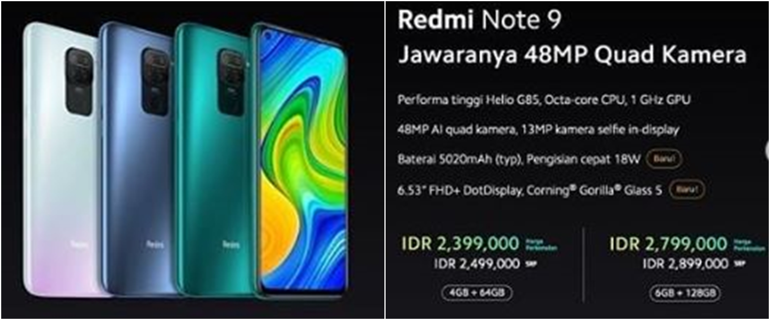 5 Fakta Redmi Note 9 yang baru rilis di Indonesia