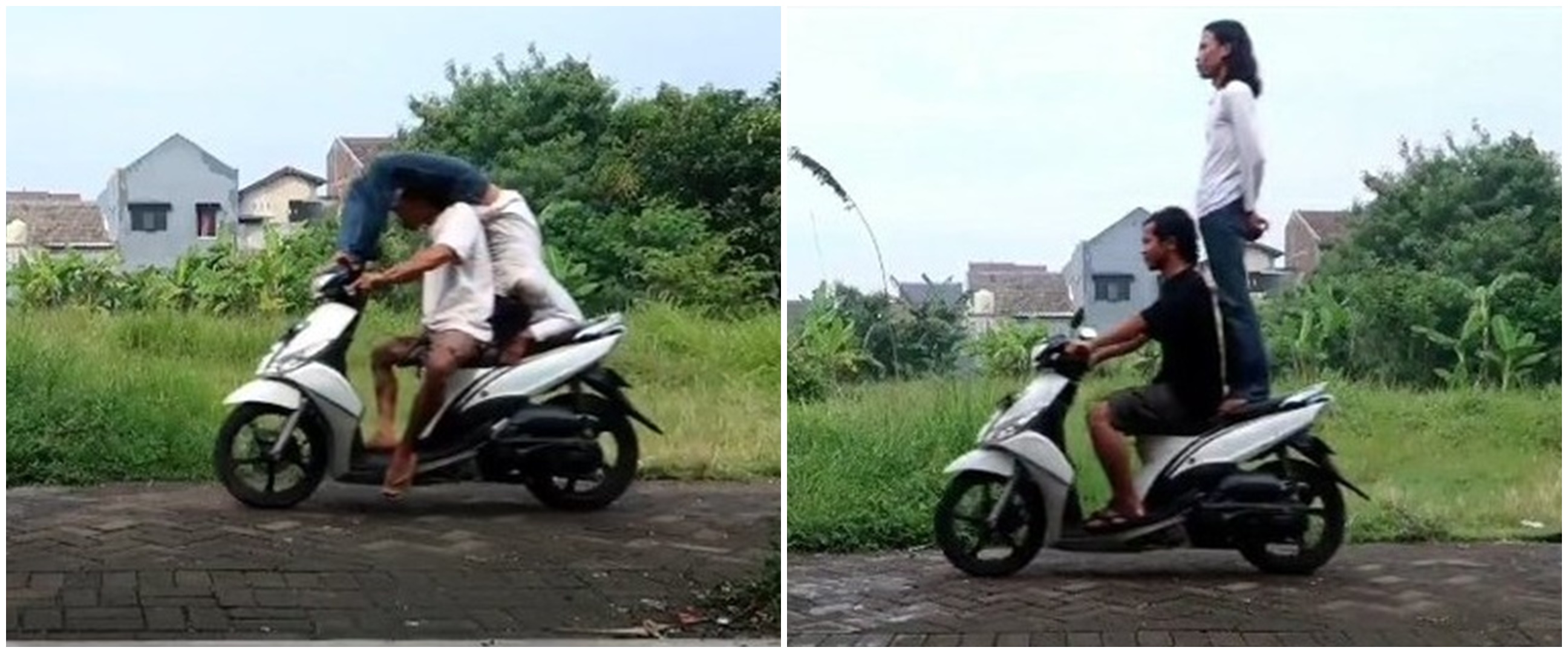 11 Tipe orang dibonceng motor ini kocaknya bikin ketawa ngegas