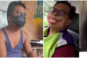 10 Momen lucu bapak-bapak pakai masker ini bikin tepuk jidat