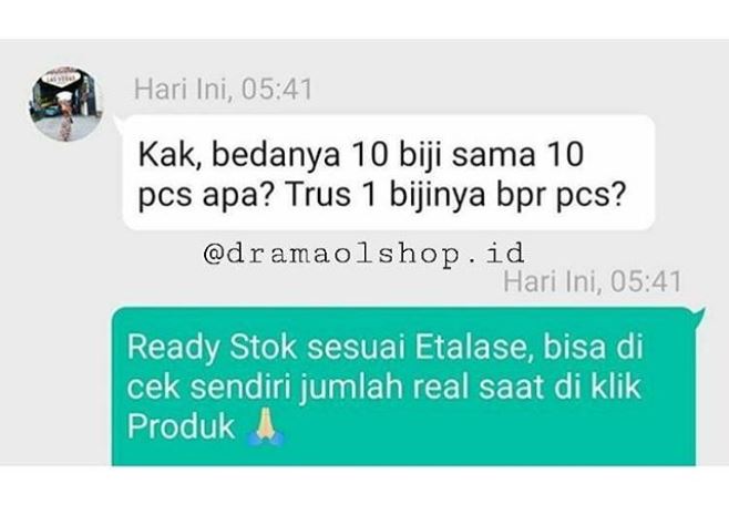 10 Chat lucu pembeli pemula online shop, pertanyaannya ada-ada saja
