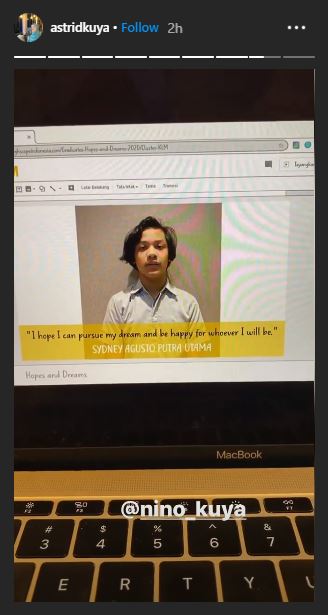 6 Momen wisuda virtual Nino anak Uya Kuya, dirayakan sederhana