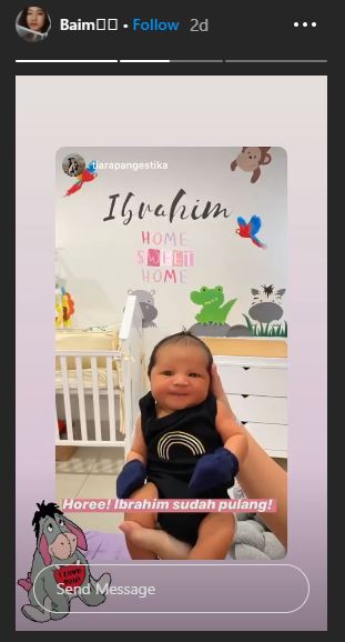 7 Potret bayi Arief Muhammad & Tiara Pangestika, bikin gemas