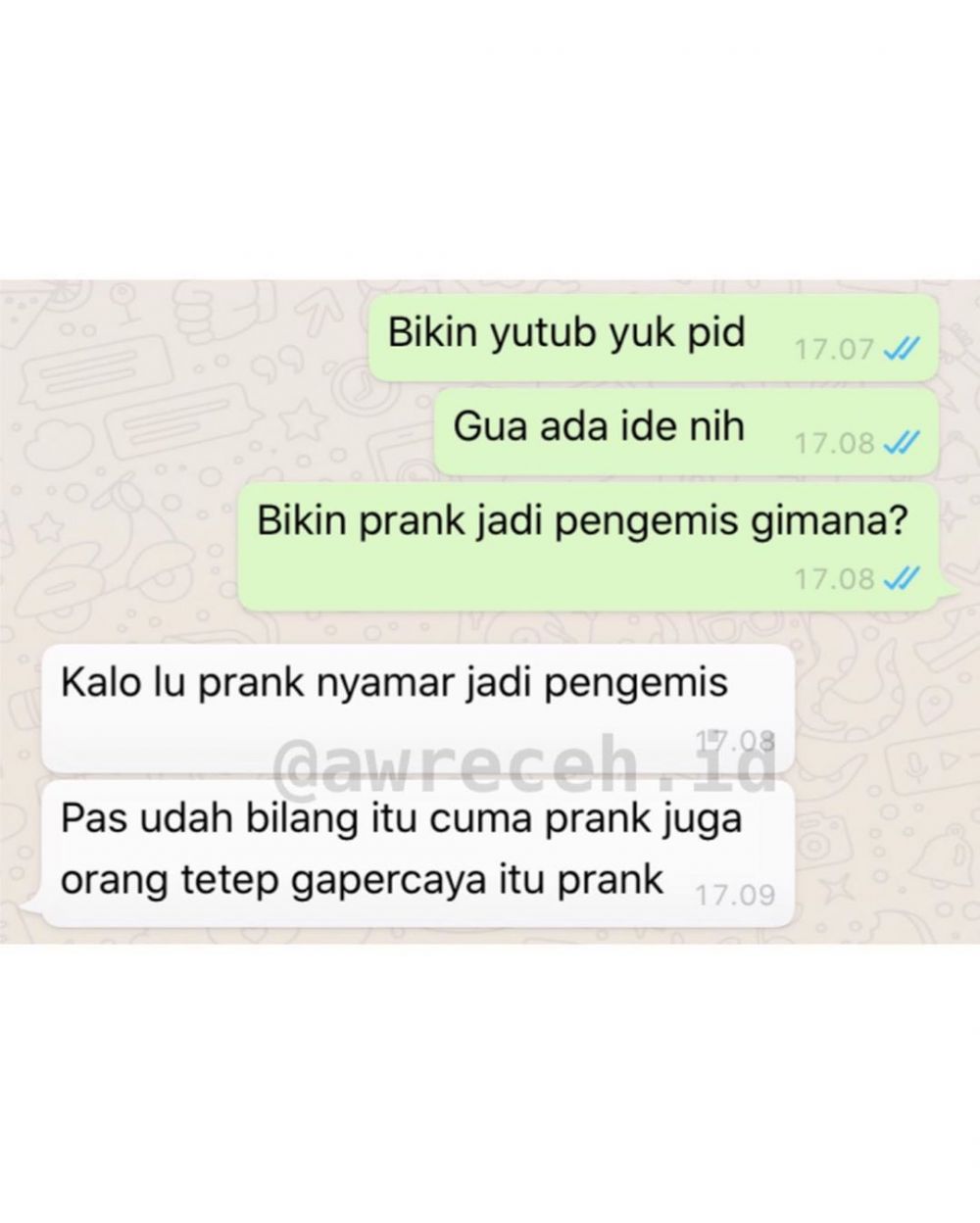 10 Chat lucu punya teman iseng ini bikin senyum kesal