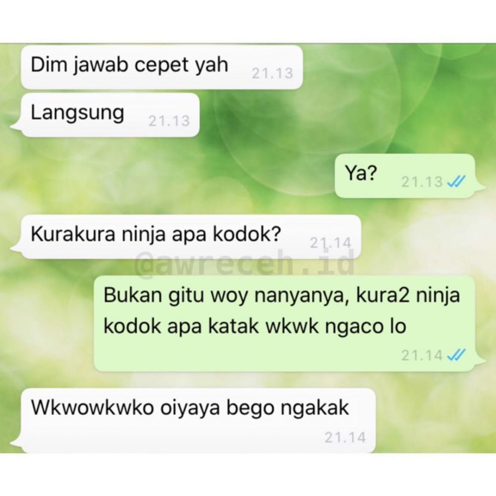 10 Chat lucu punya teman iseng ini bikin senyum kesal
