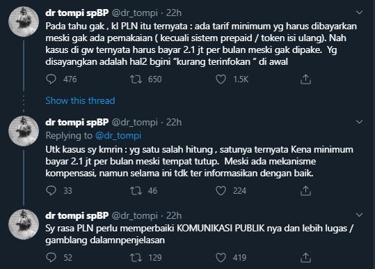 Kantor kosong 3 bulan, tagihan listrik Tompi malah membengkak