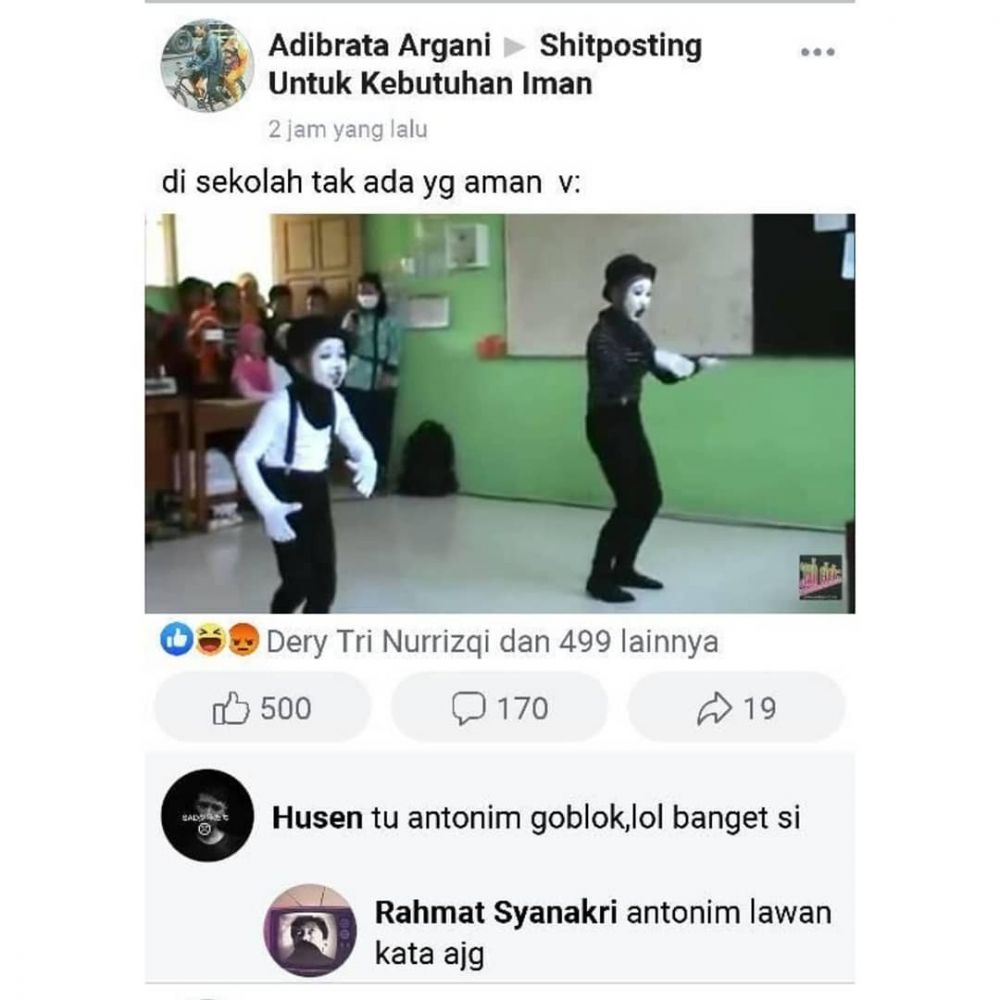 10 Status FB lucu tanya serius ini balasannya malah kocak abis