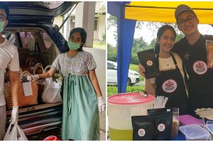 10 Potret harmonis Boby Tince dan istri, kompak jualan sayur