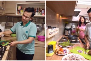 11 Potret Ruben Onsu saat lagi masak, makanannya bikin ngiler