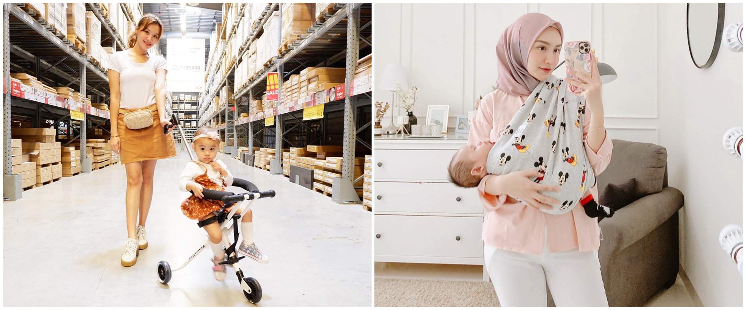 Momen 6 mantan member JKT 48 momong anak, bikin gagal fokus