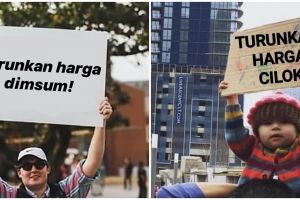 8 Editan poster demo turunkan harga makanan, bikin senyum tipis