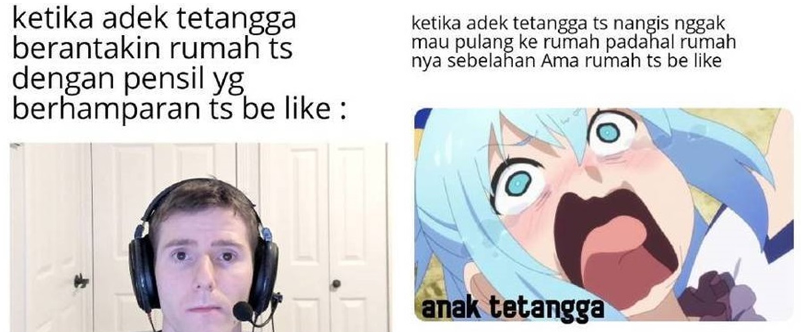 10 Meme kelakuan anak tetangga ini kocaknya bikin senyum kesal