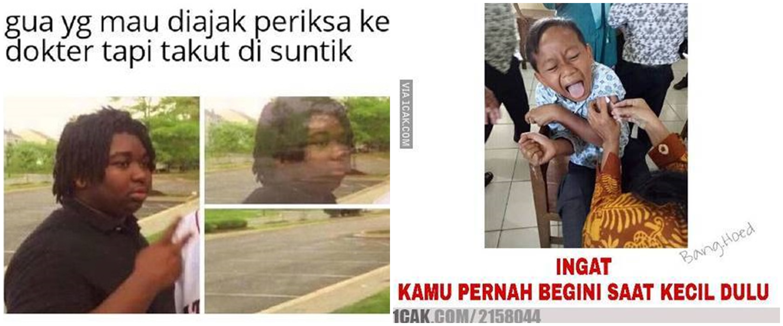 10 Meme takut disuntik, lucunya bikin ketawa ingat masa kecil