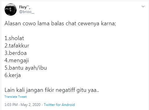 10 Cuitan lucu fakta tentang cowok ini bikin cewek senyum kecut