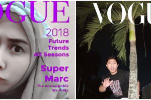 10 Potret Vogue Challenge ala warganet, kocaknya bikin nyengir