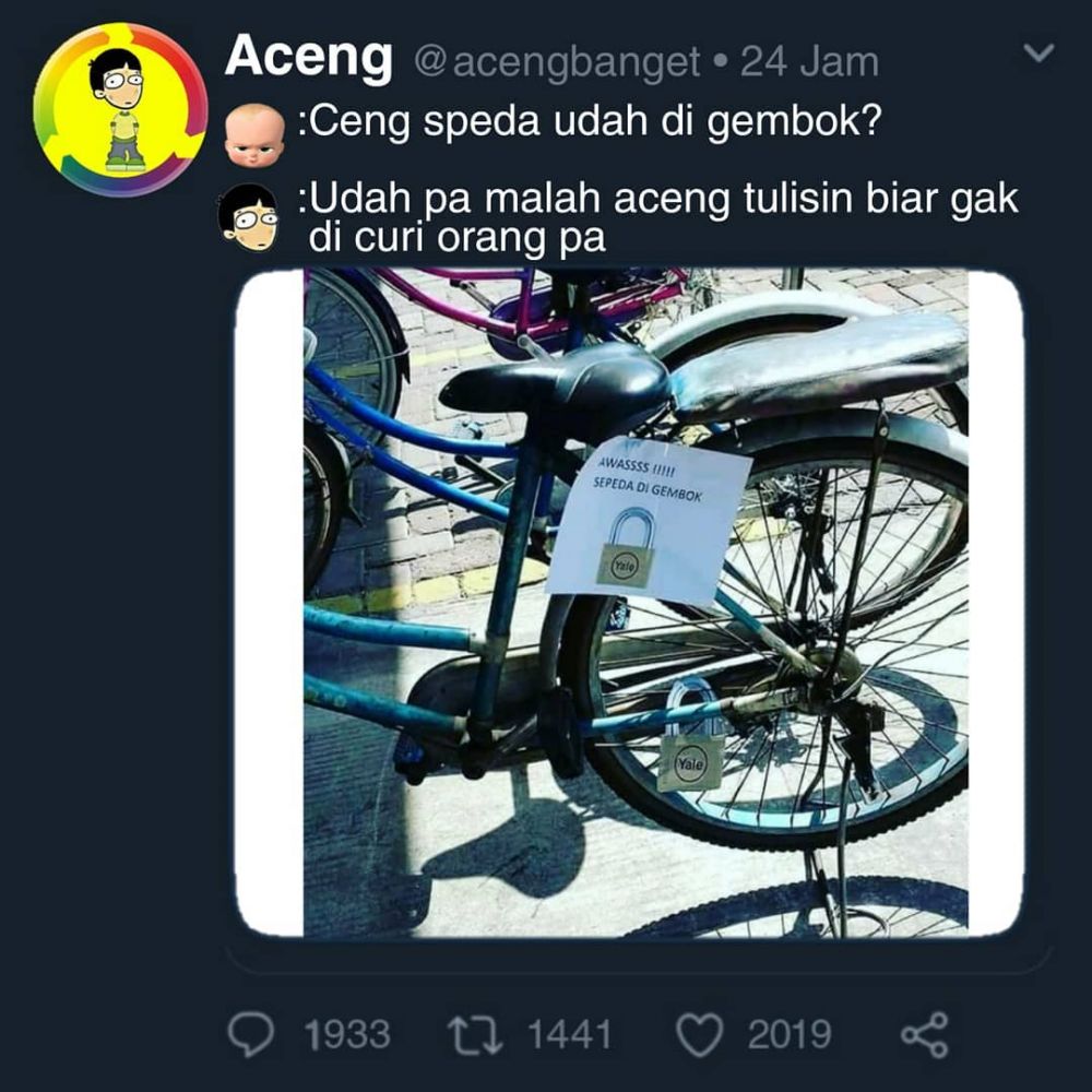 10 Meme lucu cara mengamankan barang ini malah bikin tepuk jidat